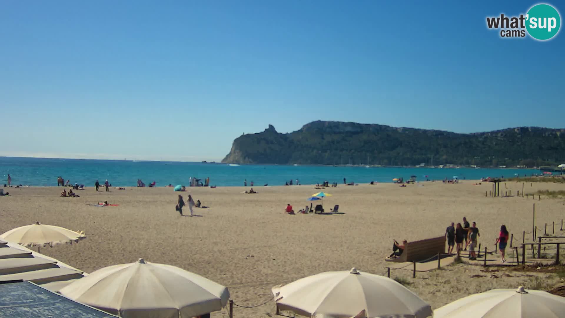 Webcam plage de Poetto | Cagliari | Sardaigne
