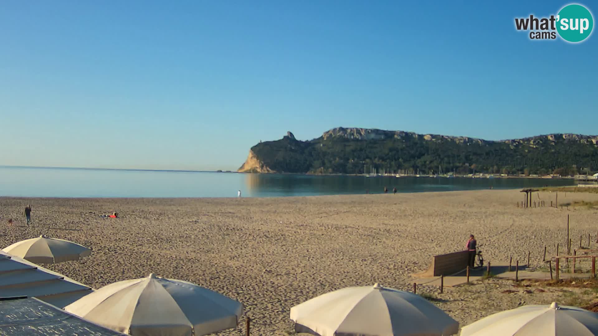 Webcam plage de Poetto | Cagliari | Sardaigne