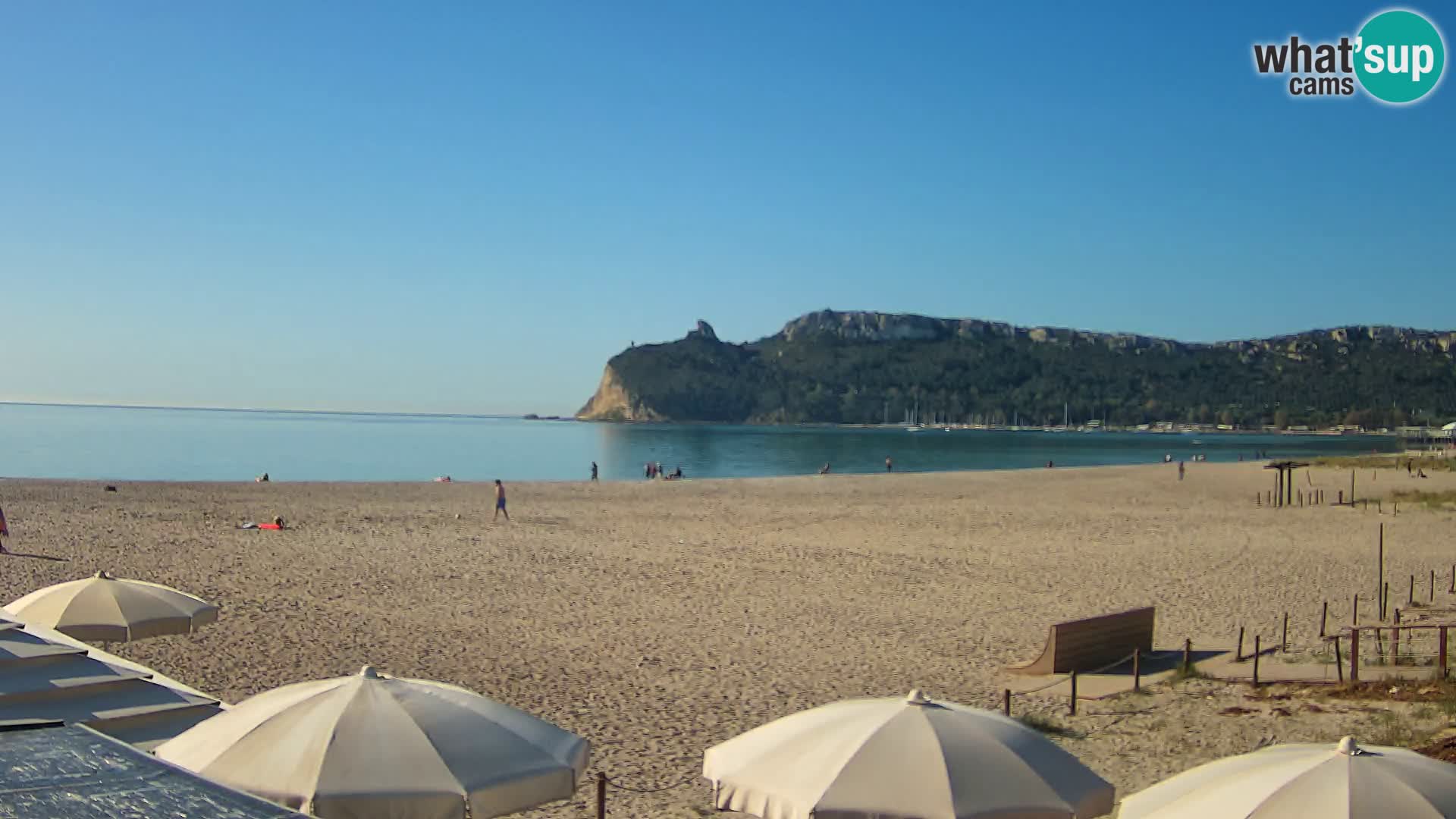 Webcam plage de Poetto | Cagliari | Sardaigne