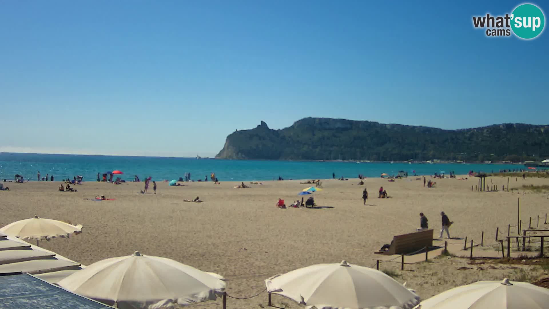 Poetto Strand Webcam | Cagliari | Sardinien