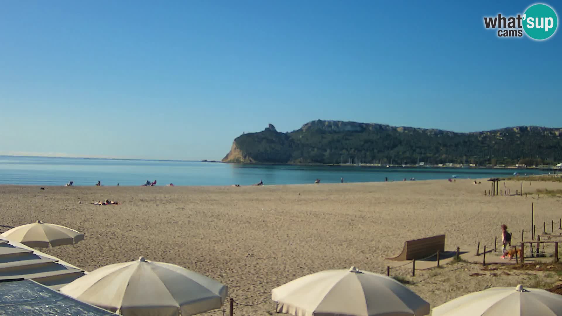 Webcam plage de Poetto | Cagliari | Sardaigne