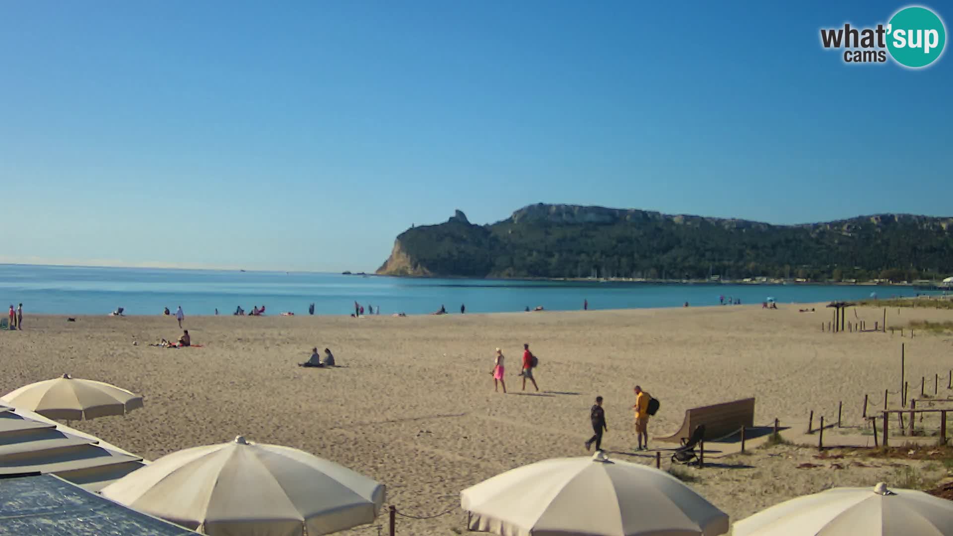 Poetto Strand Webcam | Cagliari | Sardinien