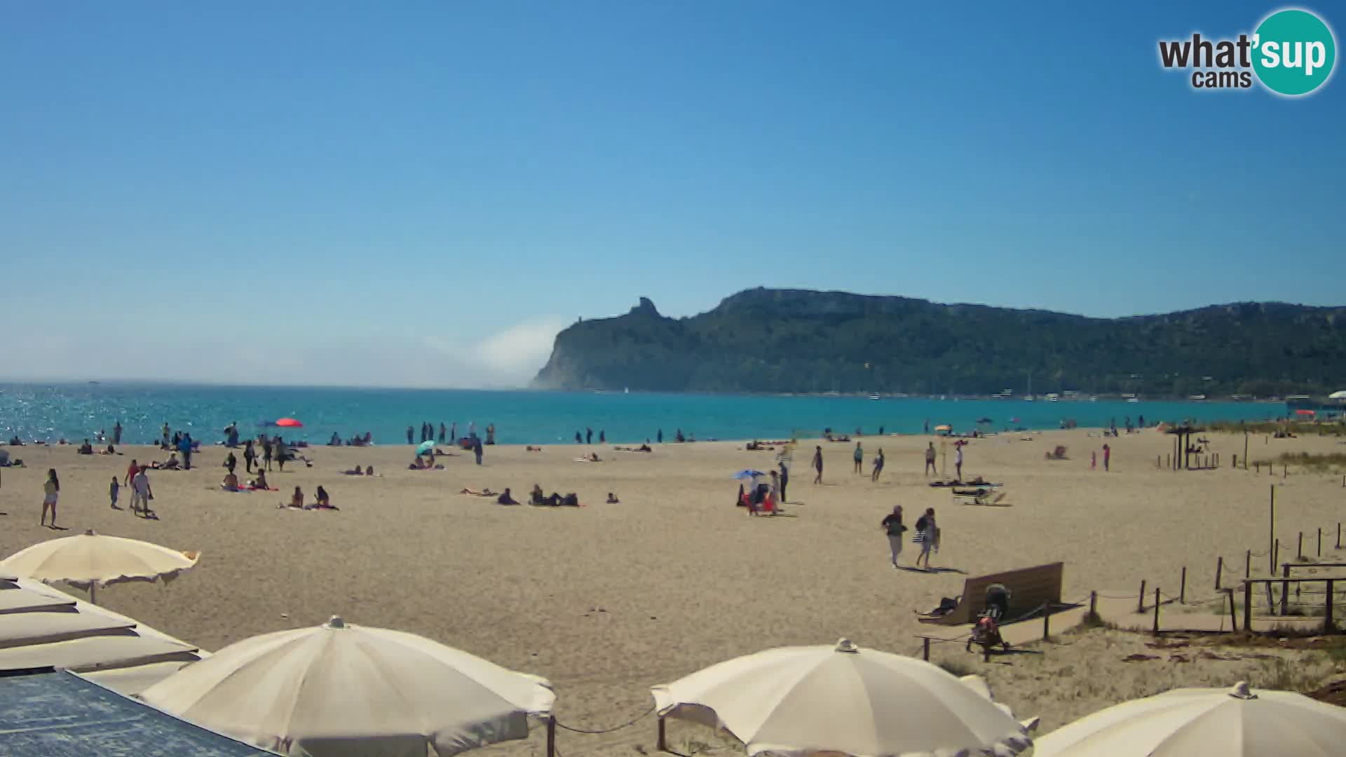 Poetto beach webcam | Cagliari | Sardinia