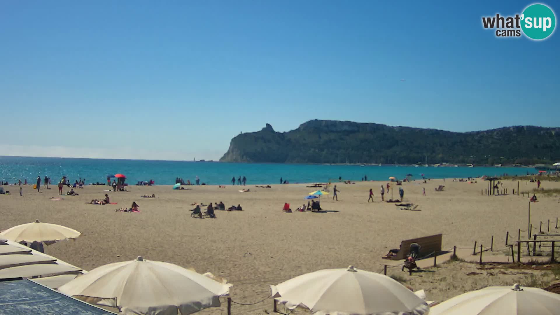 Webcam spiaggia del Poetto | Cagliari | Sardegna