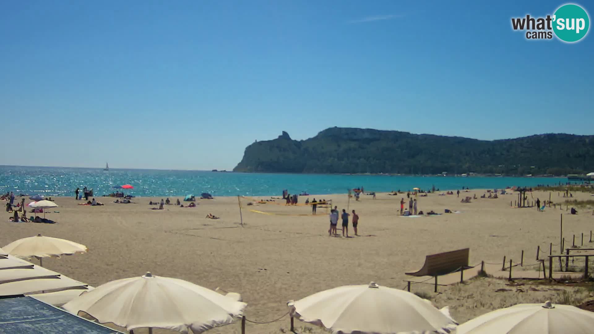 Webcam spiaggia del Poetto | Cagliari | Sardegna