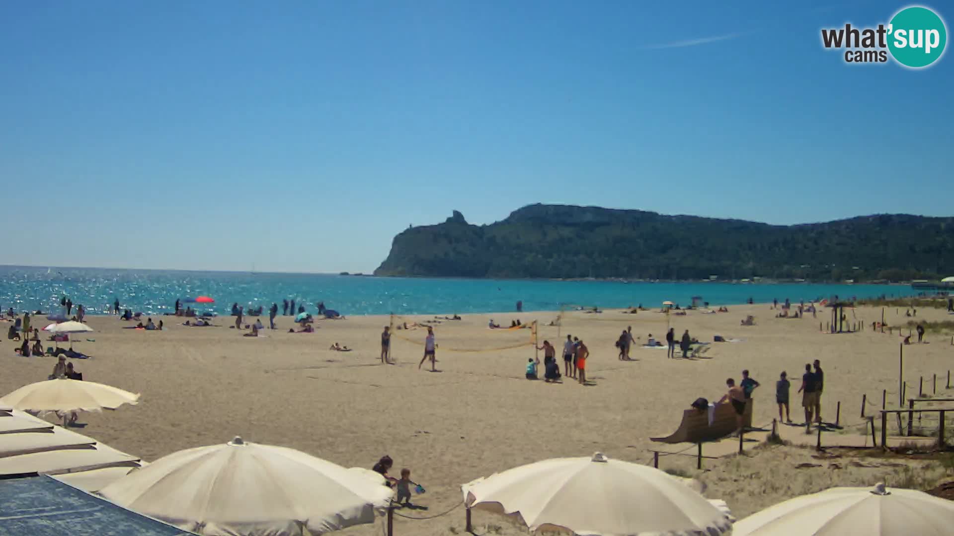 Poetto beach webcam | Cagliari | Sardinija