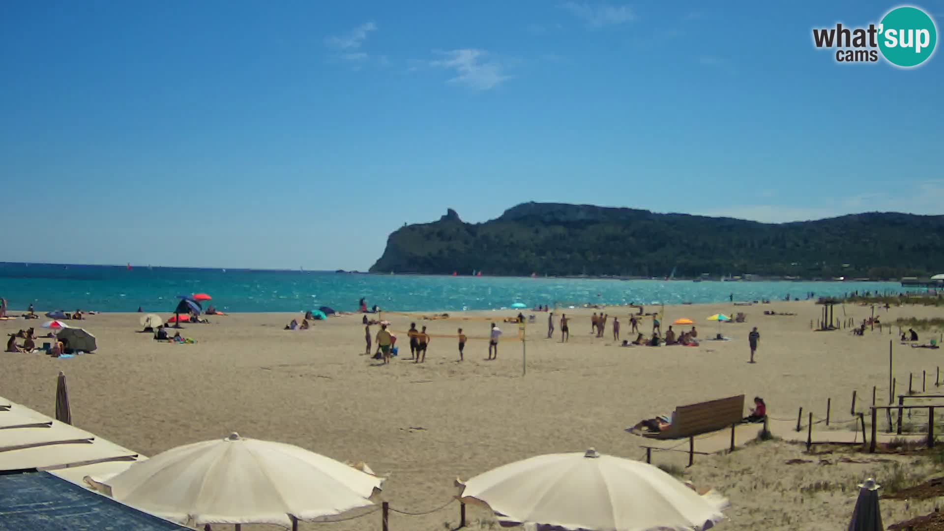 Poetto beach webcam | Cagliari | Sardinia