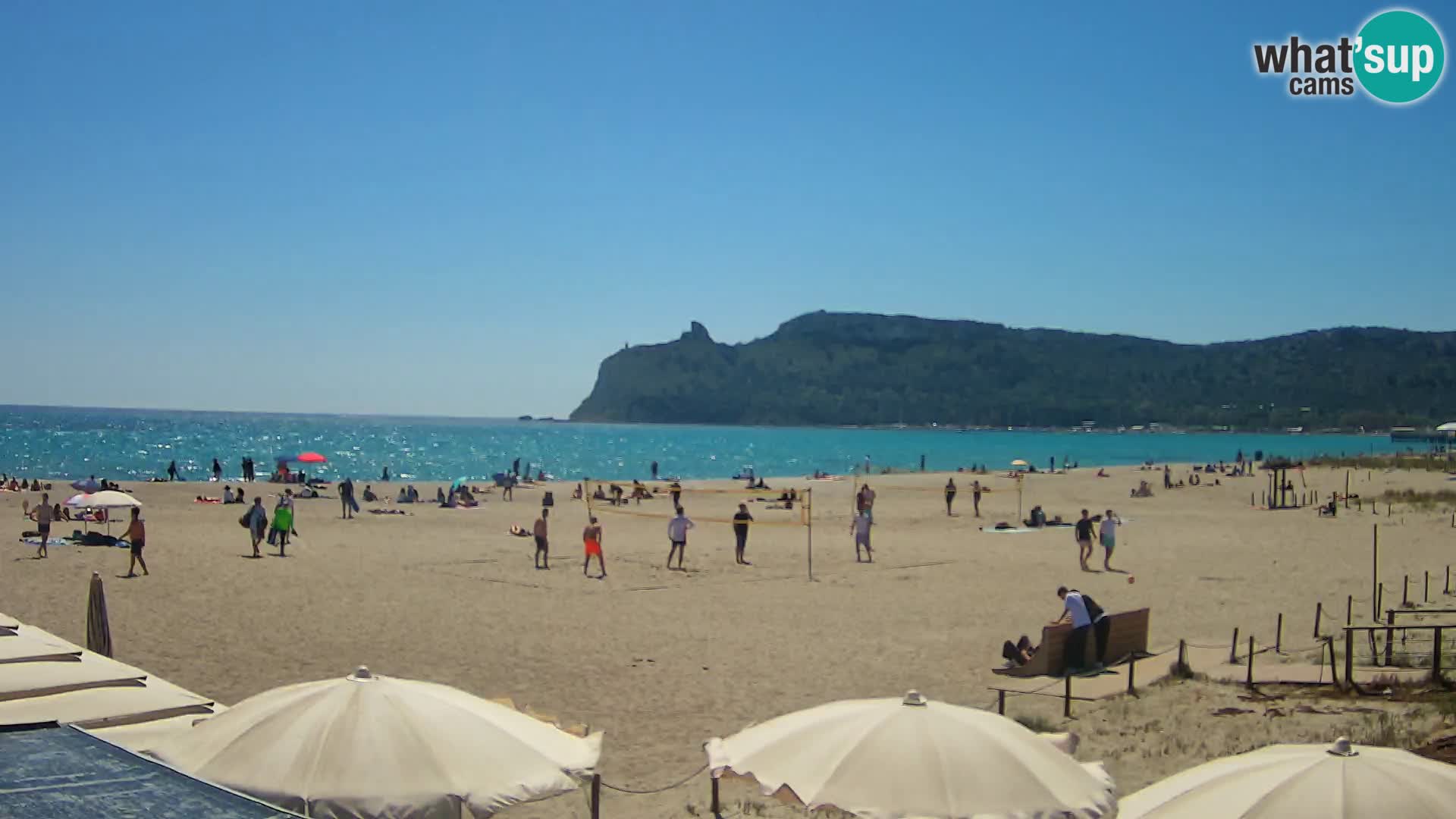 Poetto beach webcam | Cagliari | Sardinia
