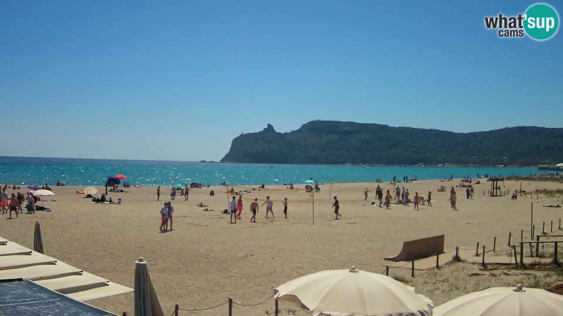 Webcam spiaggia del Poetto | Cagliari | Sardegna