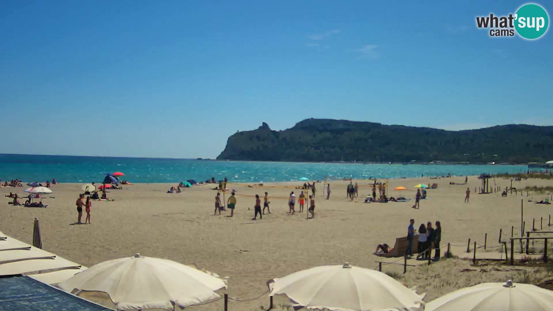 Webcam spiaggia del Poetto | Cagliari | Sardegna