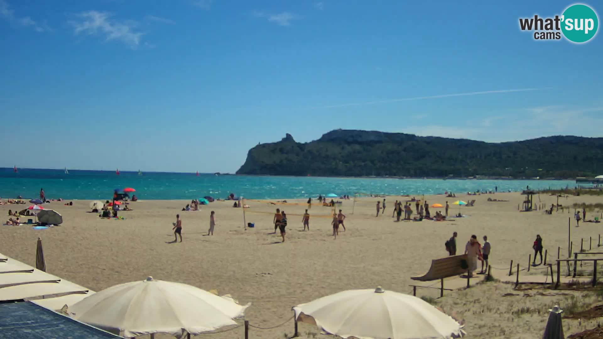 Webcam plage de Poetto | Cagliari | Sardaigne