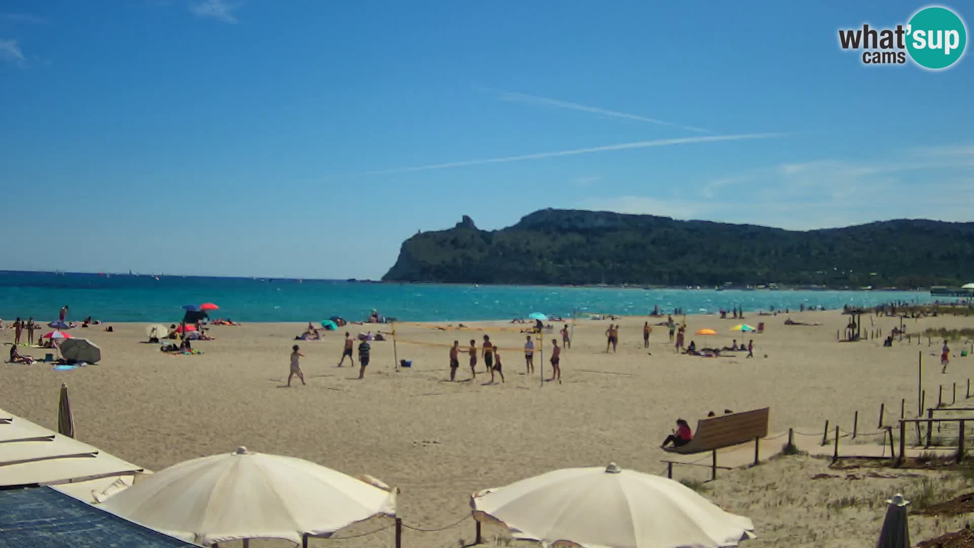 Poetto Strand Webcam | Cagliari | Sardinien