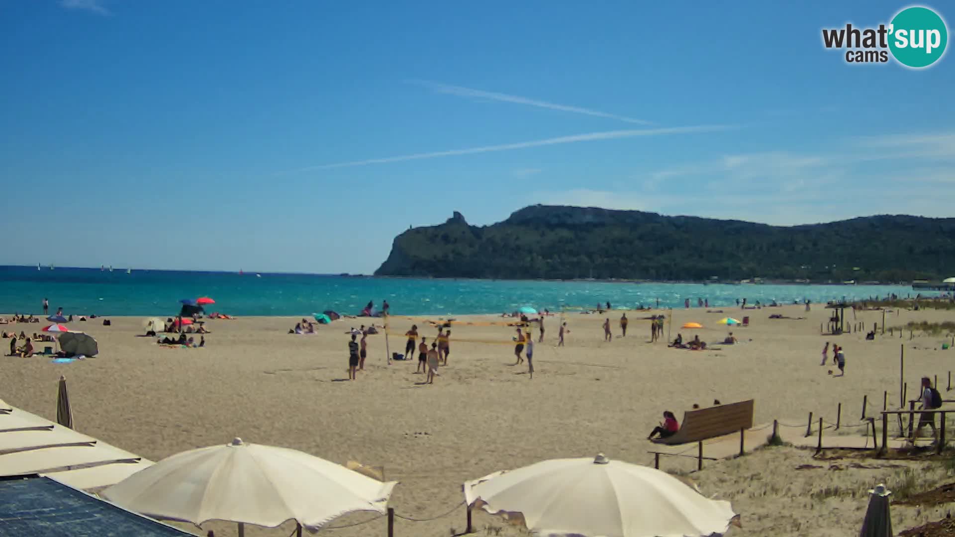 Poetto Strand Webcam | Cagliari | Sardinien