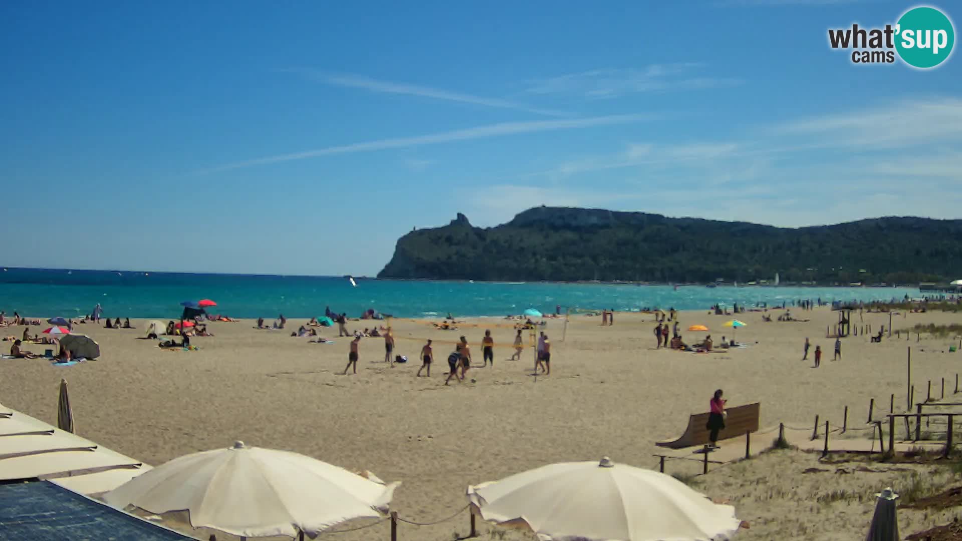Webcam spiaggia del Poetto | Cagliari | Sardegna