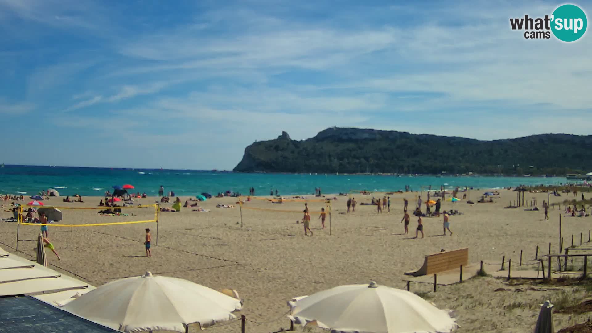Webcam plage de Poetto | Cagliari | Sardaigne
