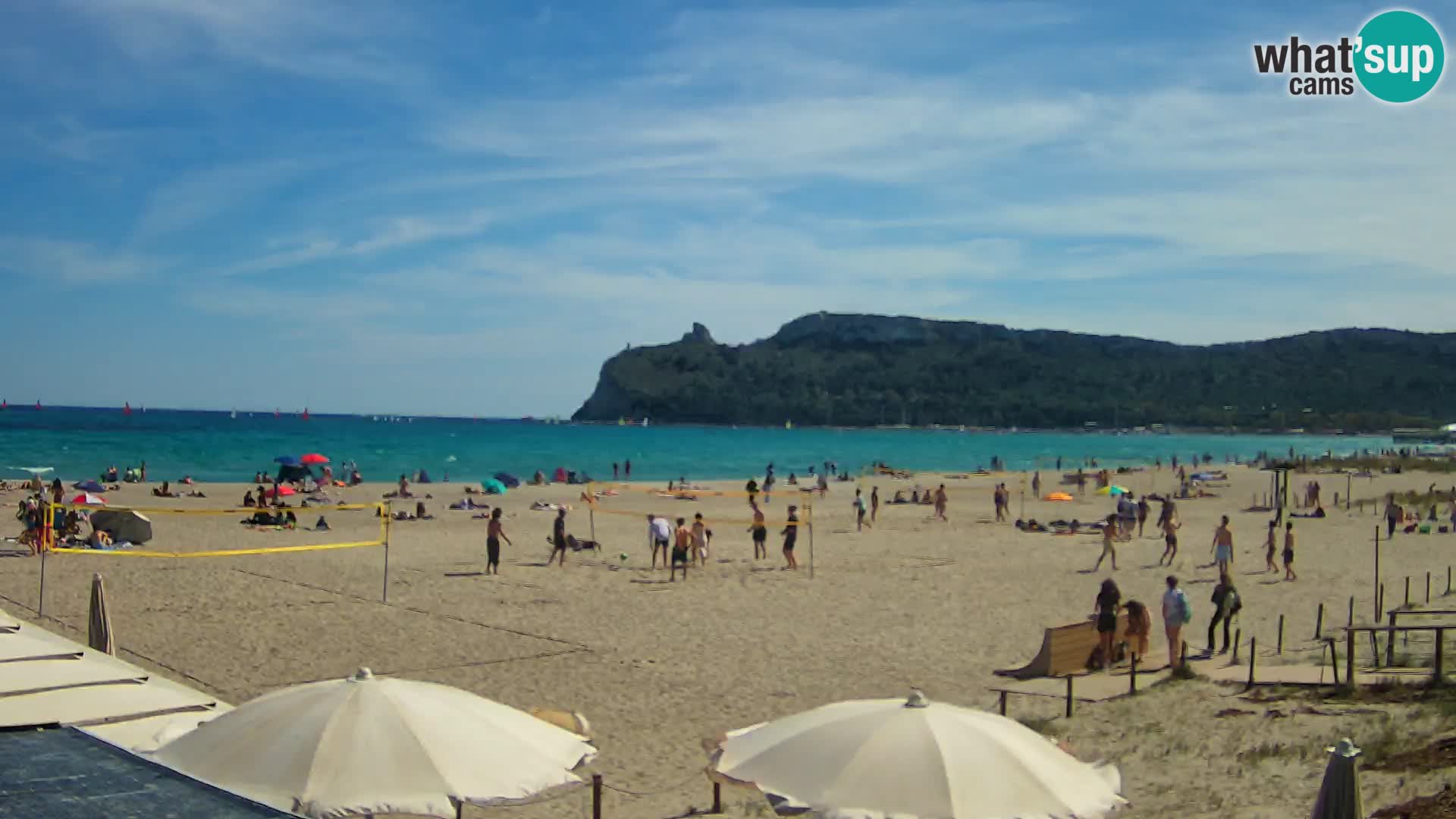 Webcam spiaggia del Poetto | Cagliari | Sardegna