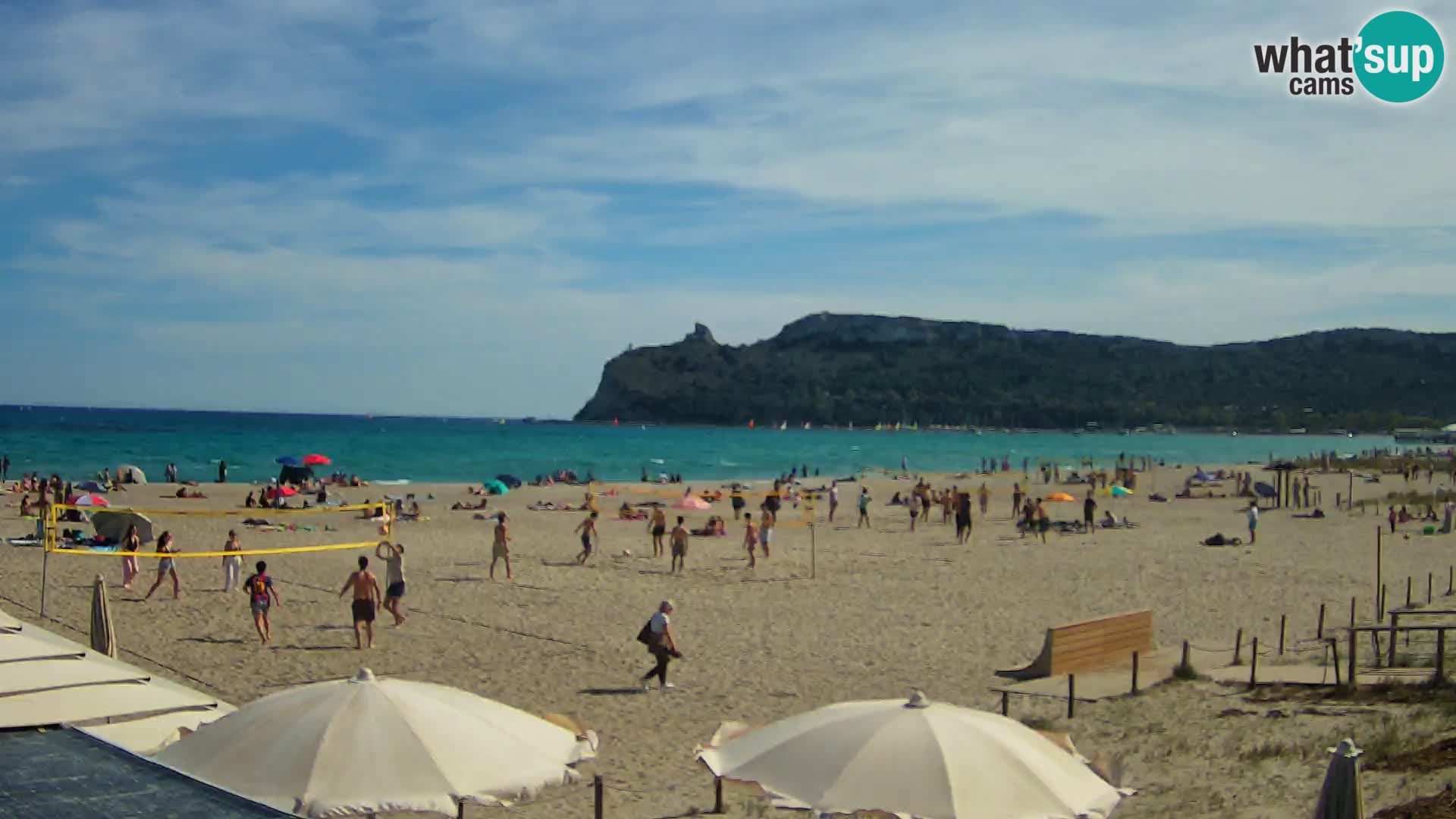 Poetto beach webcam | Cagliari | Sardinia