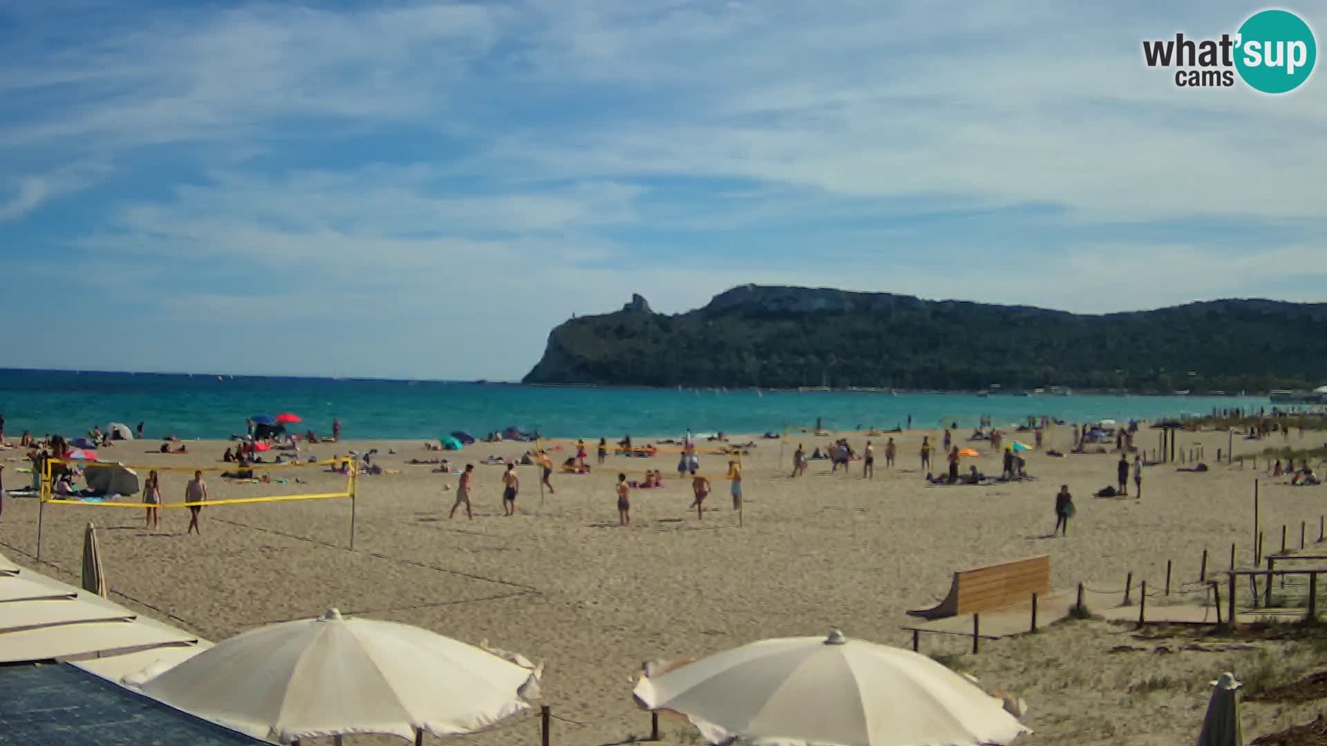Poetto beach webcam | Cagliari | Sardinija