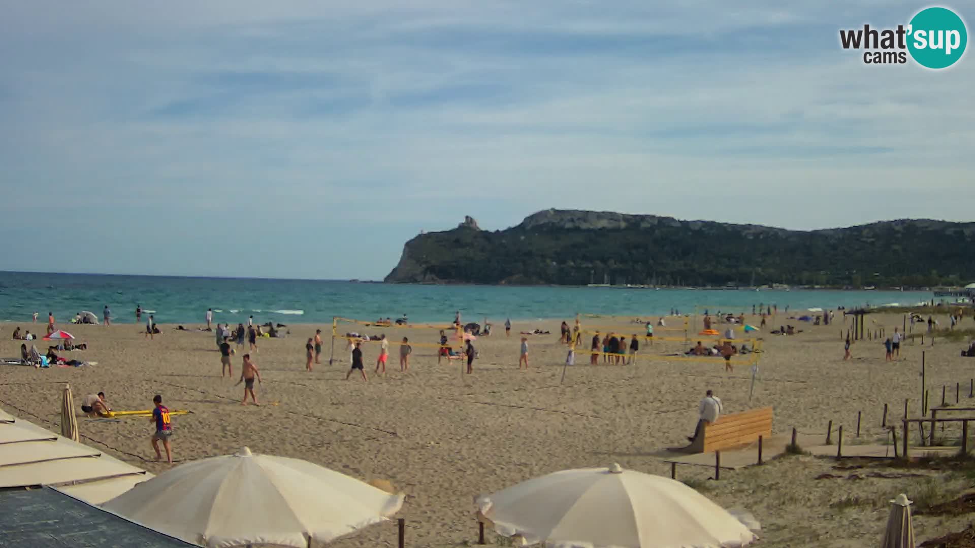 Poetto beach webcam | Cagliari | Sardinia
