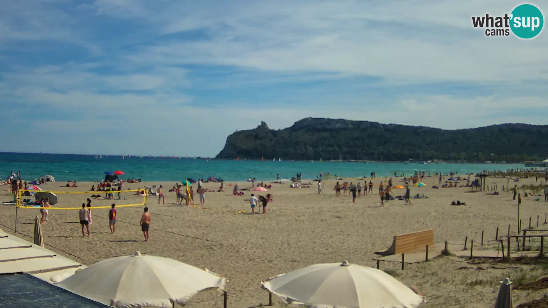 Webcam plage de Poetto | Cagliari | Sardaigne