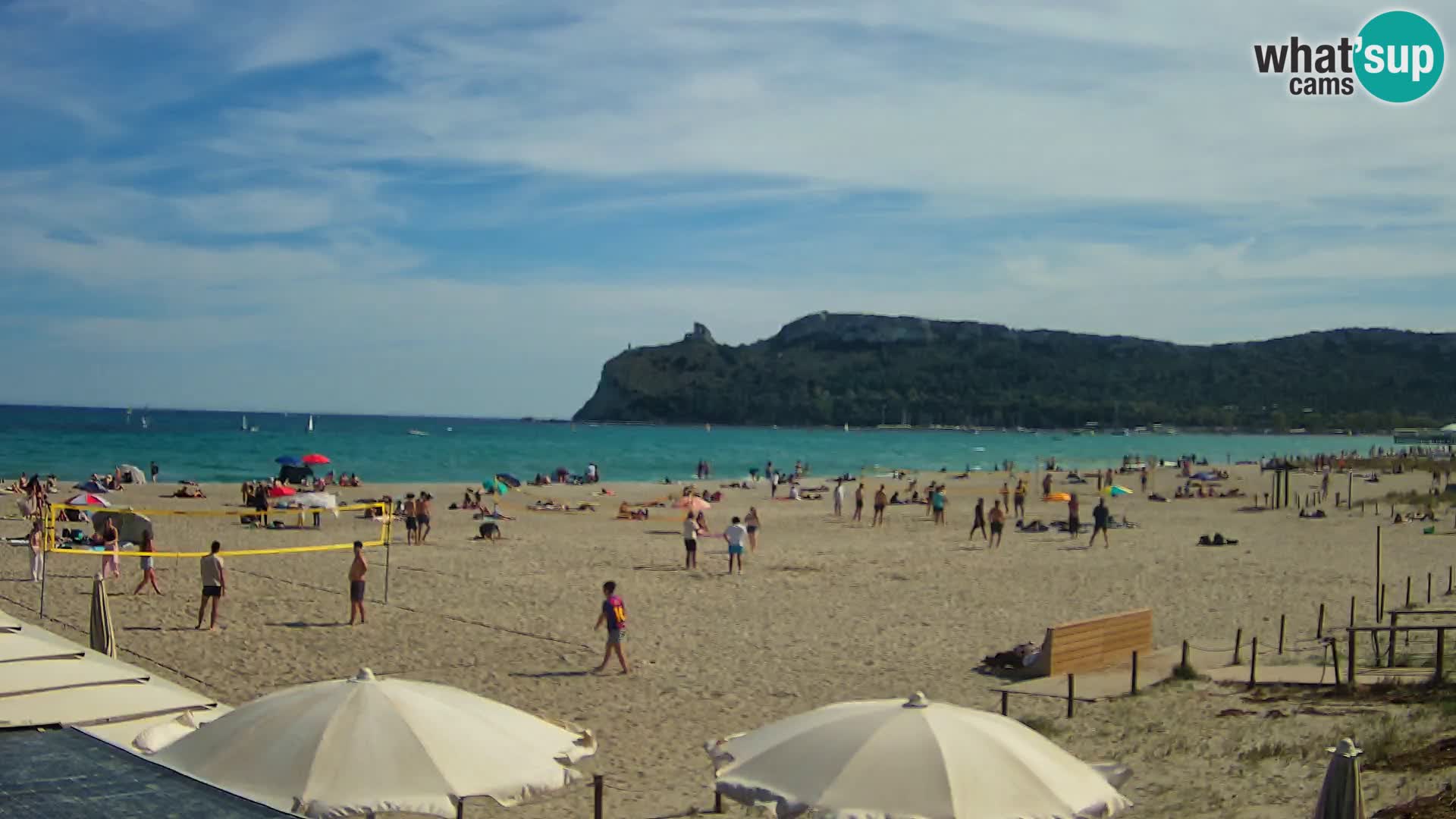 Poetto Strand Webcam | Cagliari | Sardinien
