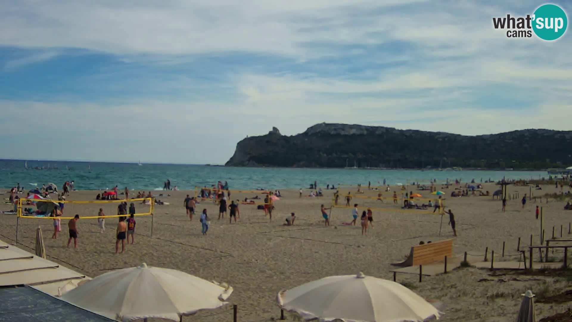 Poetto beach webcam | Cagliari | Sardinija