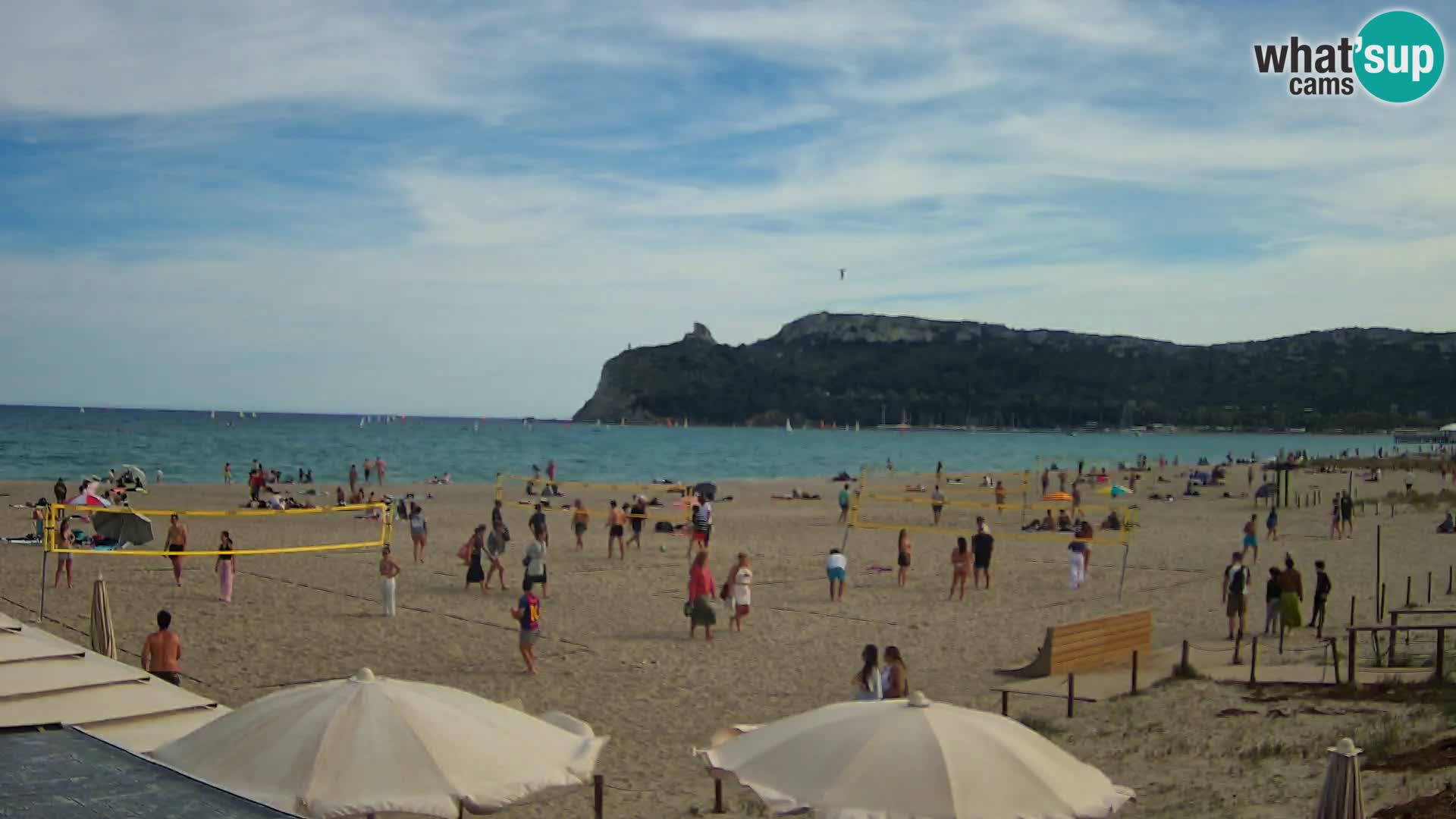Webcam spiaggia del Poetto | Cagliari | Sardegna
