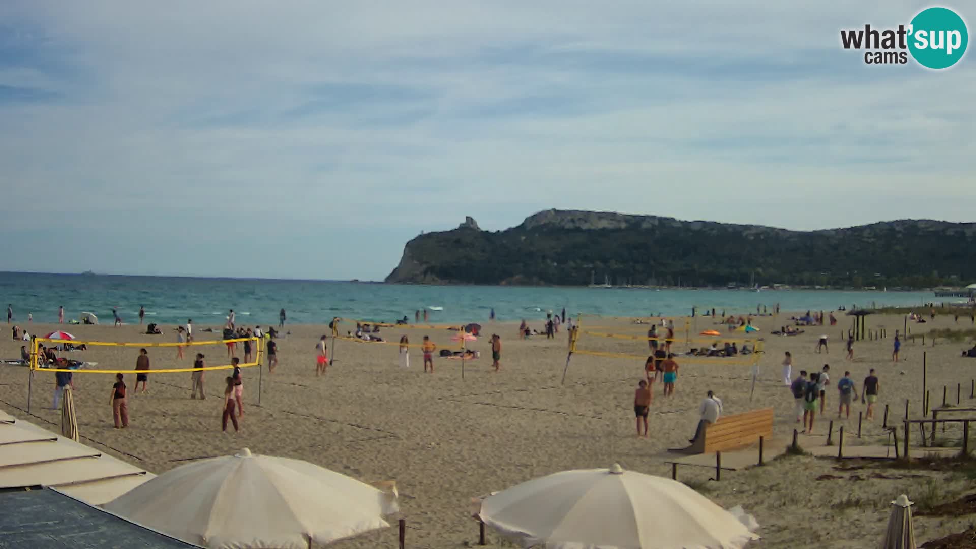 Poetto beach webcam | Cagliari | Sardinija