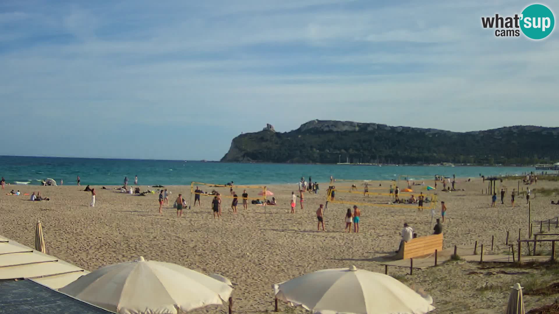 Poetto Strand Webcam | Cagliari | Sardinien