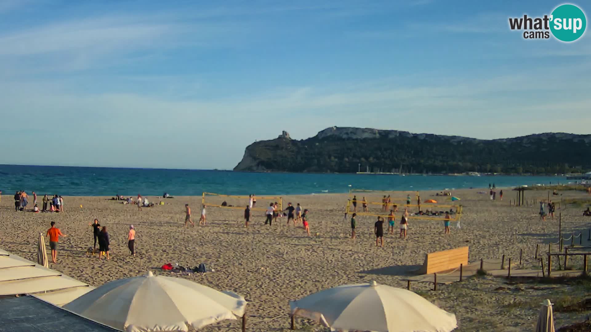Poetto Strand Webcam | Cagliari | Sardinien