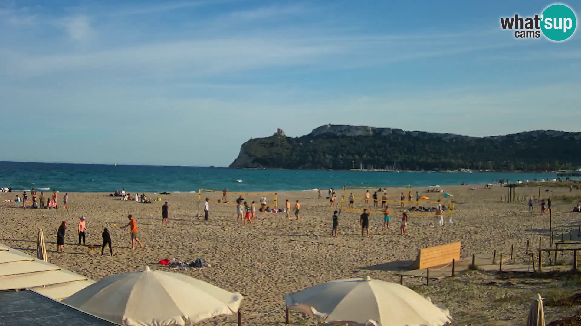 Poetto beach webcam | Cagliari | Sardinija