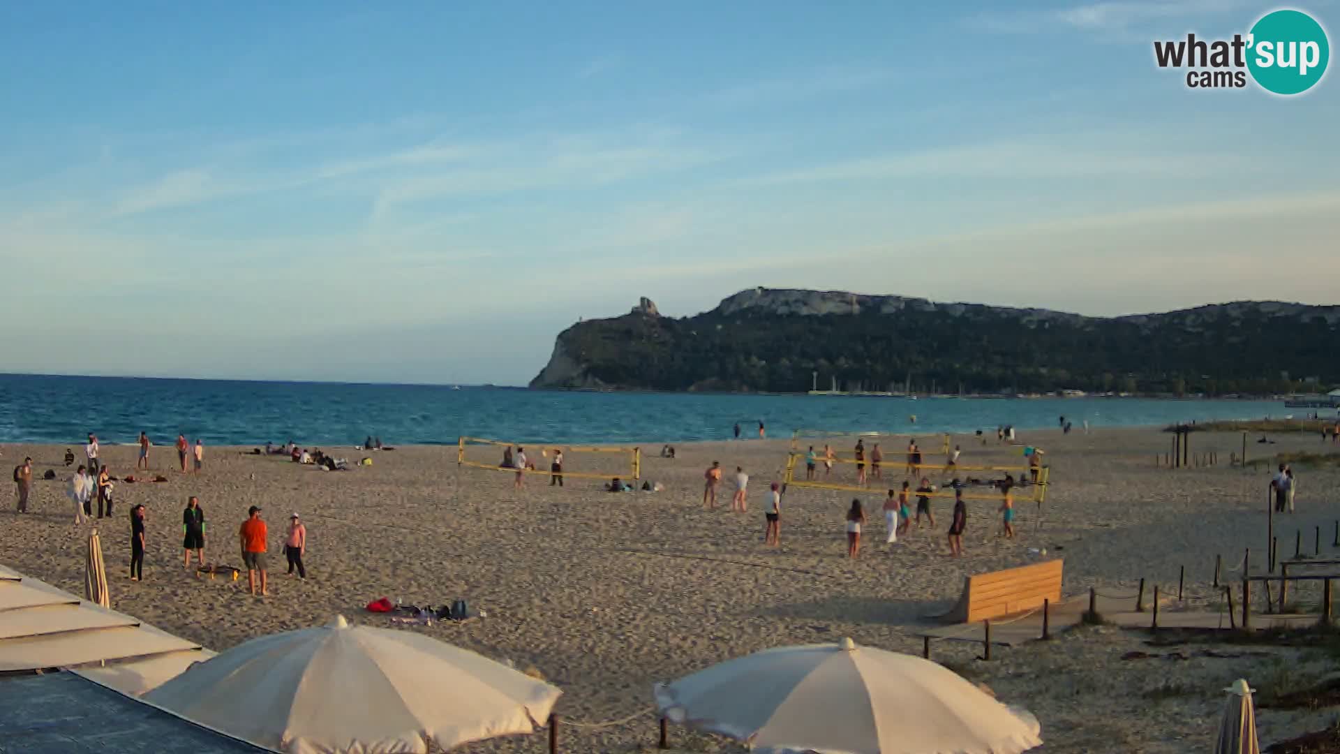 Webcam plage de Poetto | Cagliari | Sardaigne