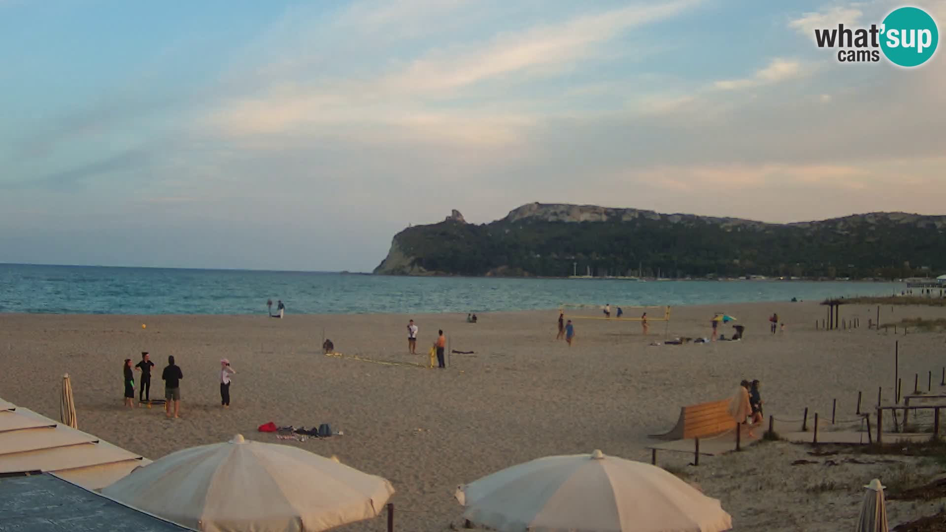 Poetto beach webcam | Cagliari | Sardinija