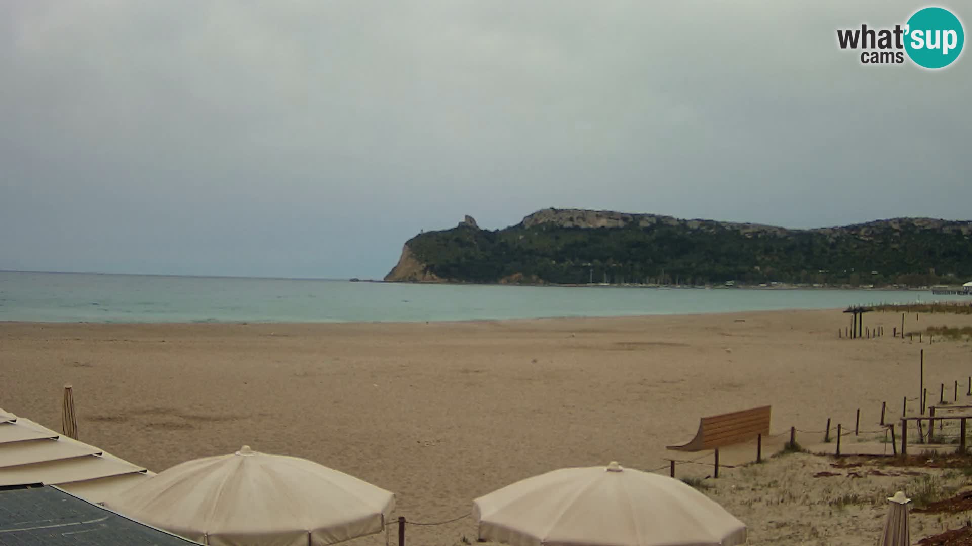 Poetto beach webcam | Cagliari | Sardinija