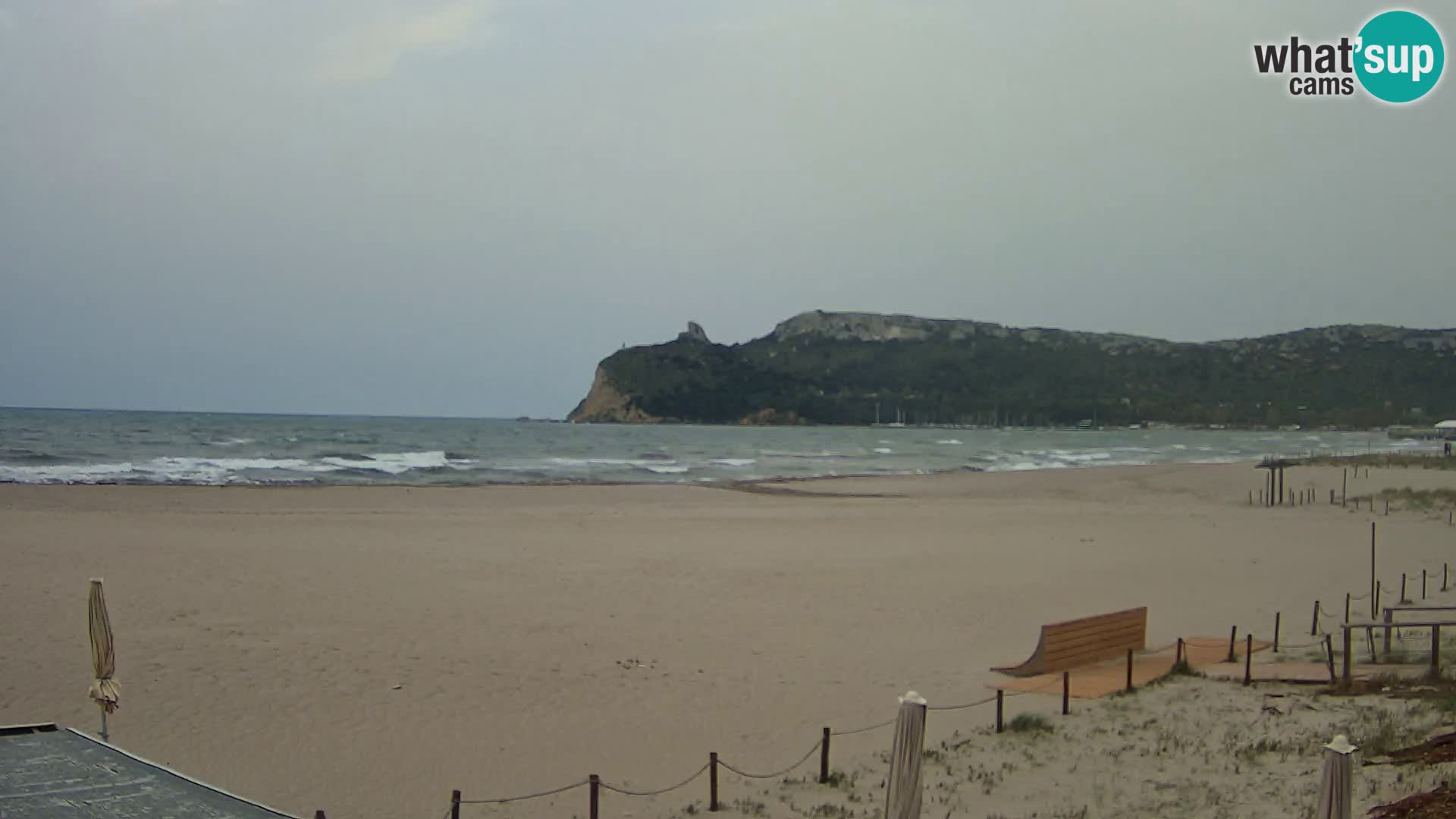 Poetto beach webcam | Cagliari | Sardinija