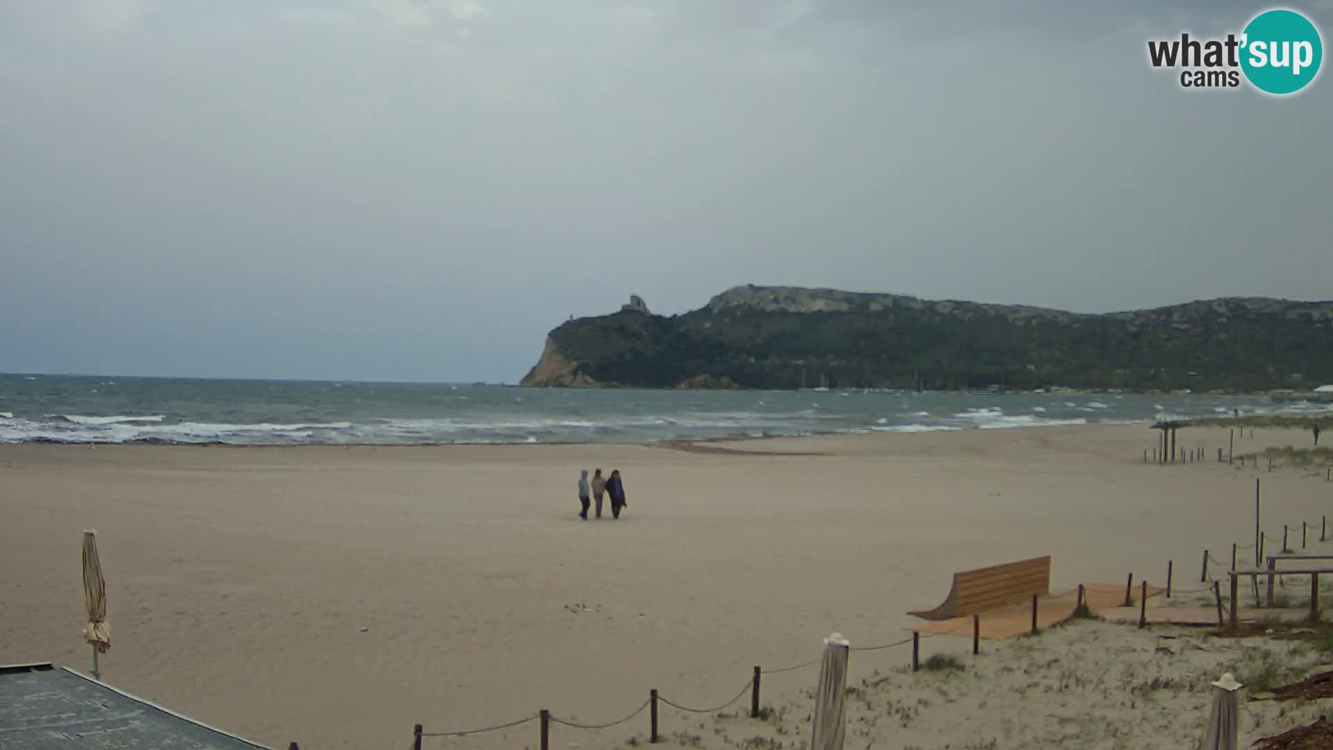 Poetto beach webcam | Cagliari | Sardinija