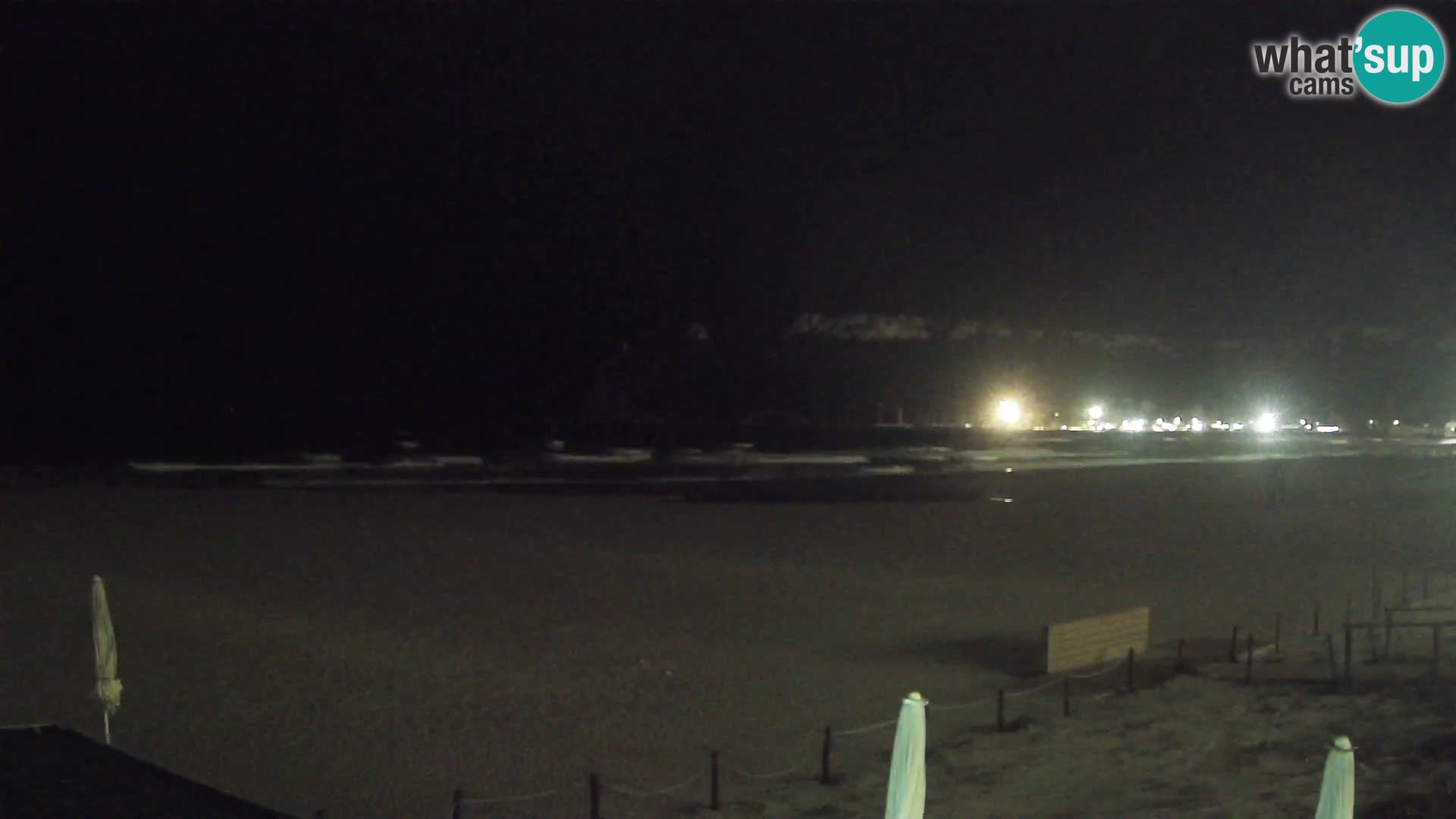 Poetto beach webcam | Cagliari | Sardinija