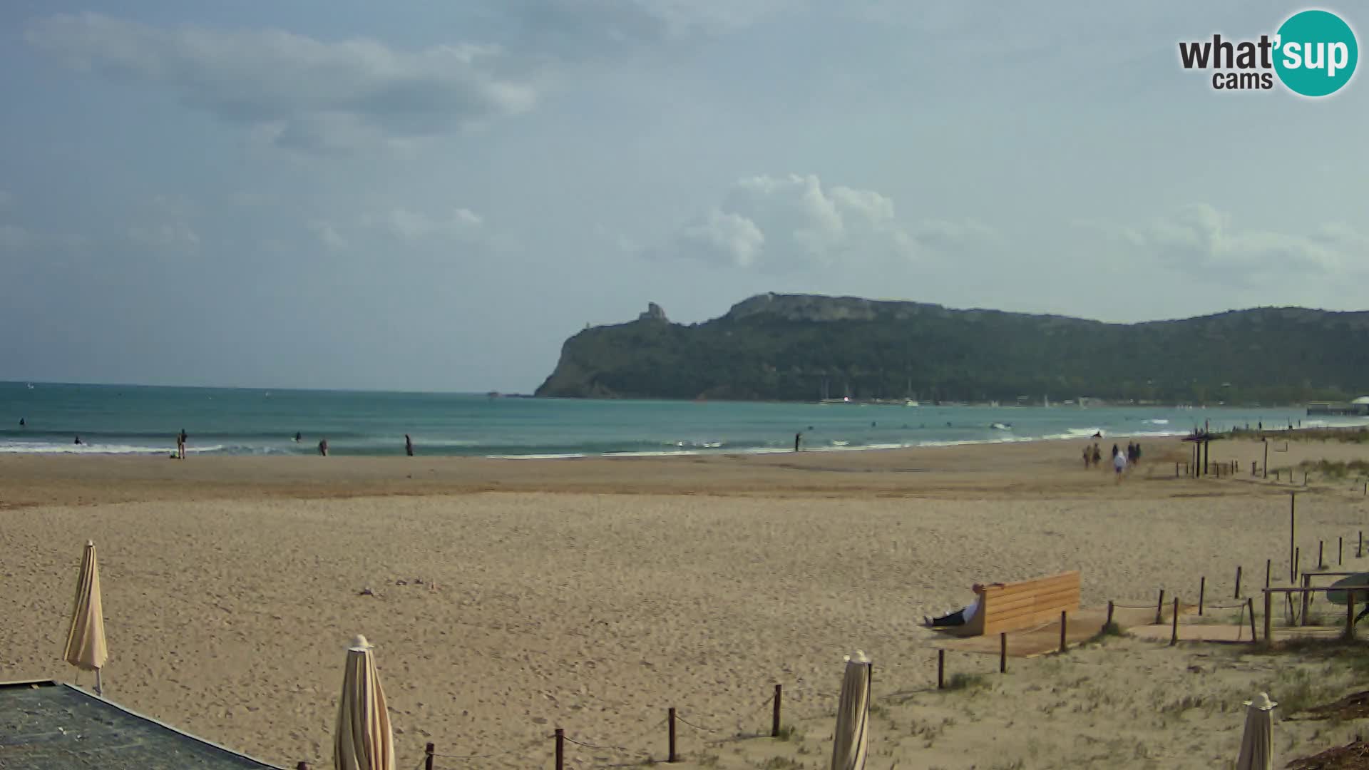 Webcam spiaggia del Poetto | Cagliari | Sardegna