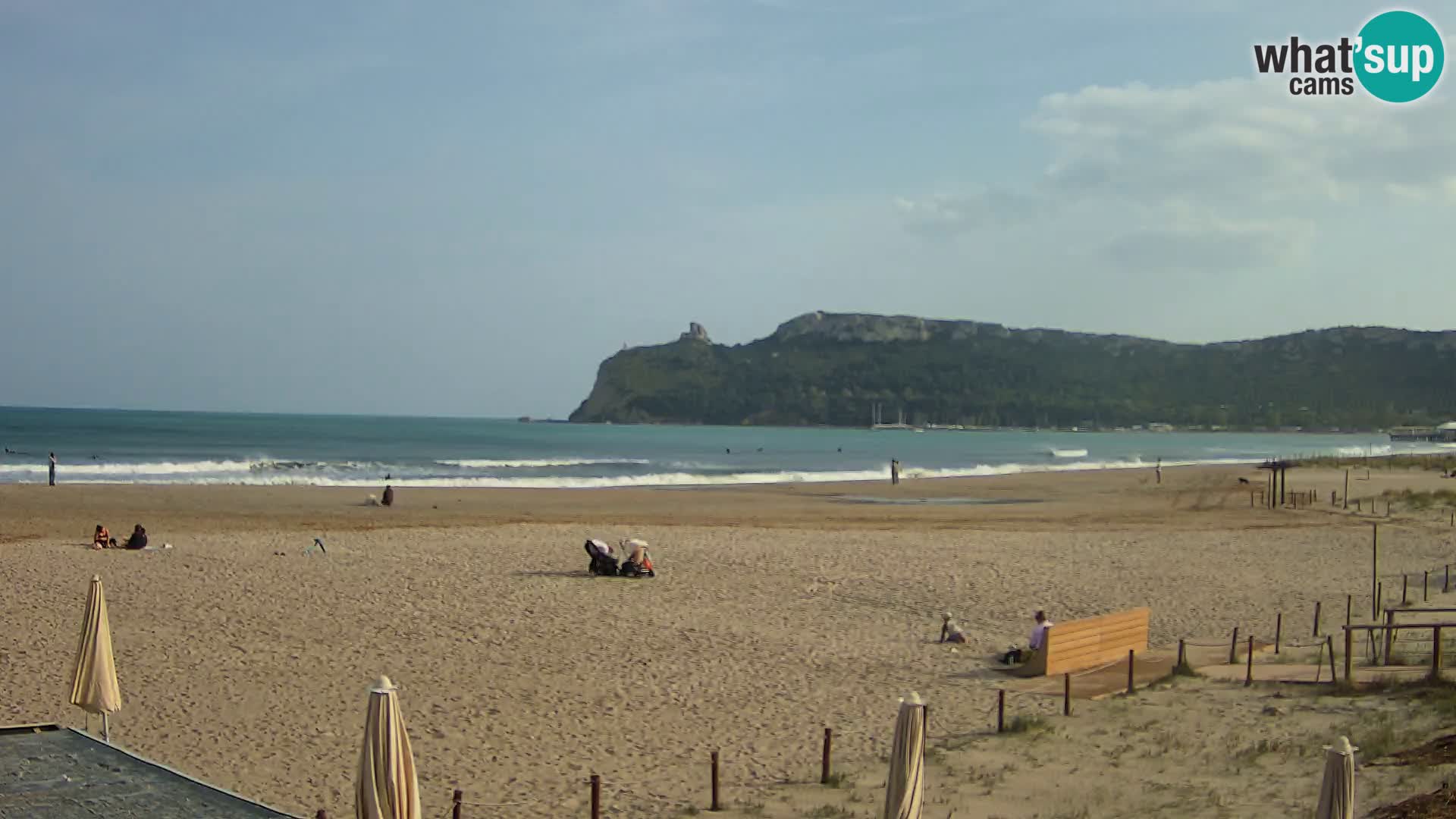 Poetto beach webcam | Cagliari | Sardinija