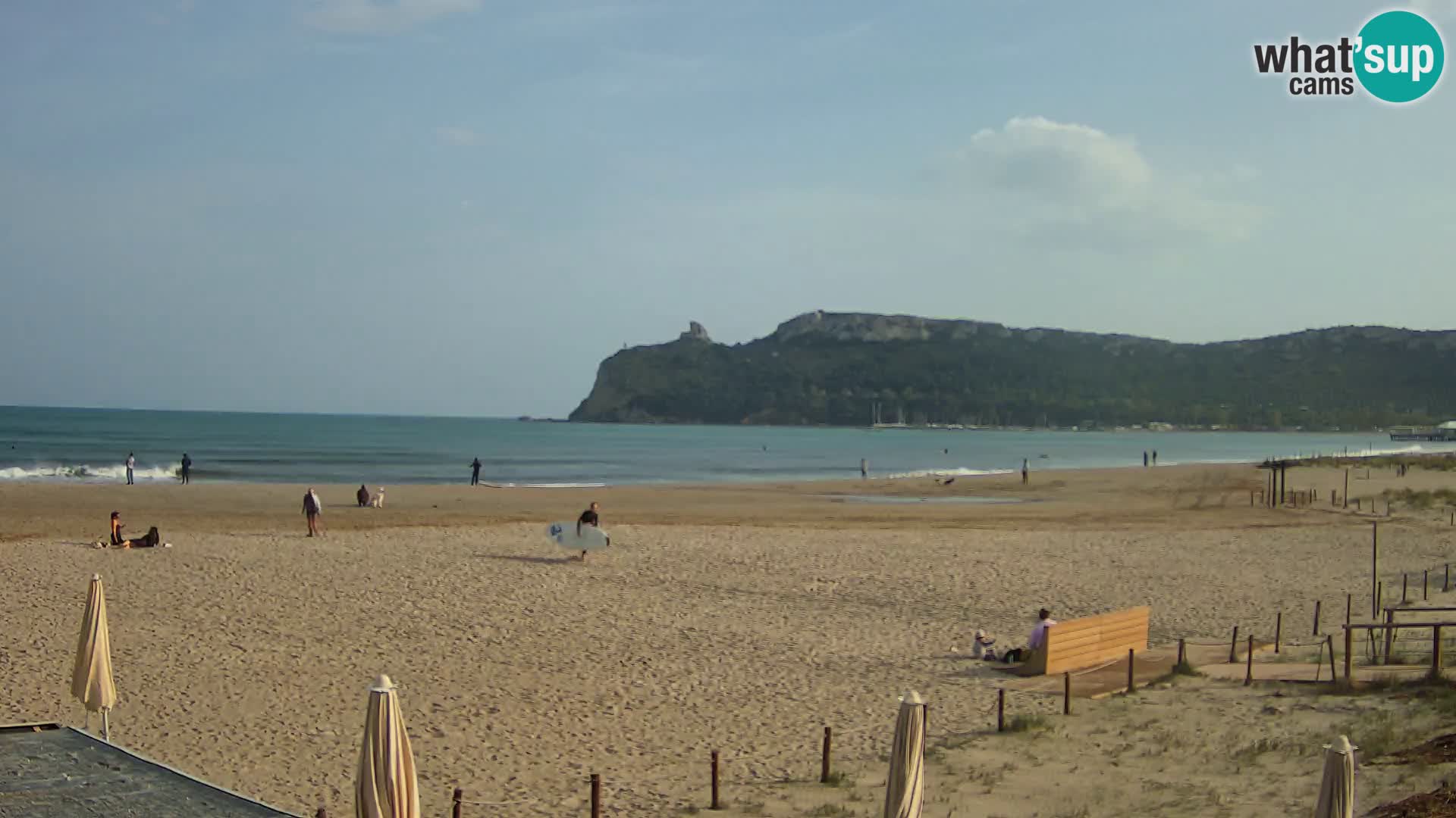 Poetto beach webcam | Cagliari | Sardinija