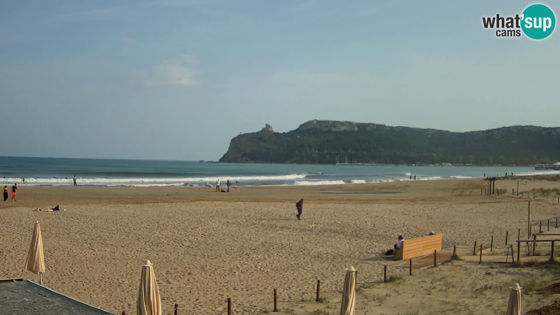 Poetto beach webcam | Cagliari | Sardinija