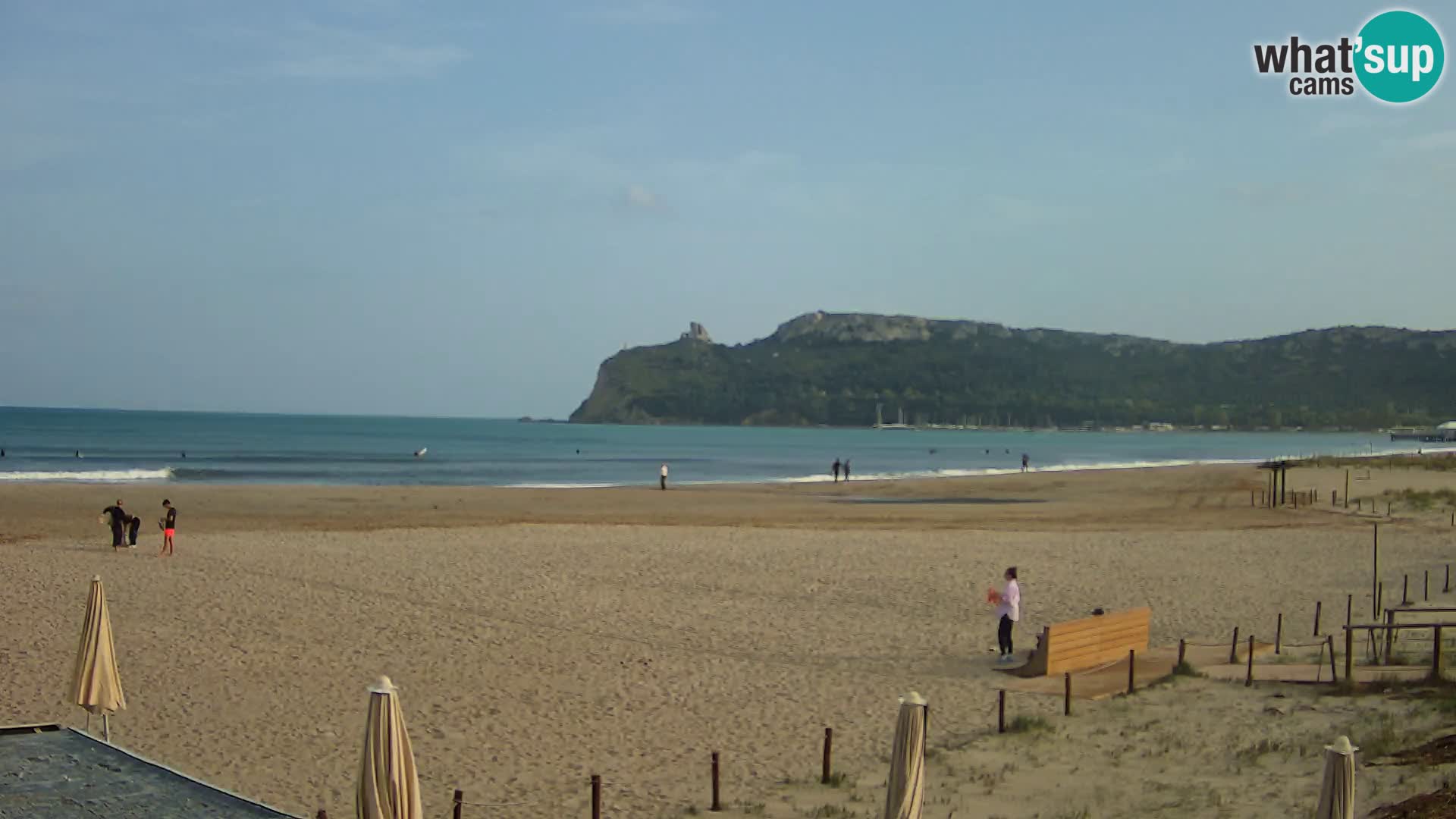 Poetto beach webcam | Cagliari | Sardinija