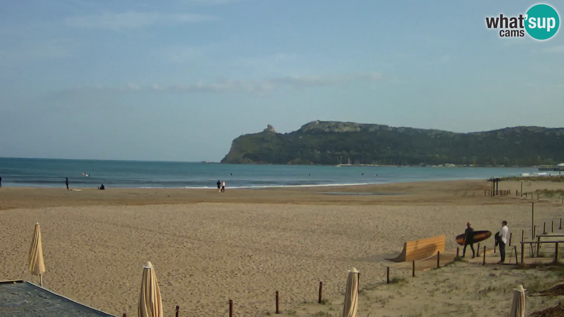 Poetto beach webcam | Cagliari | Sardinija
