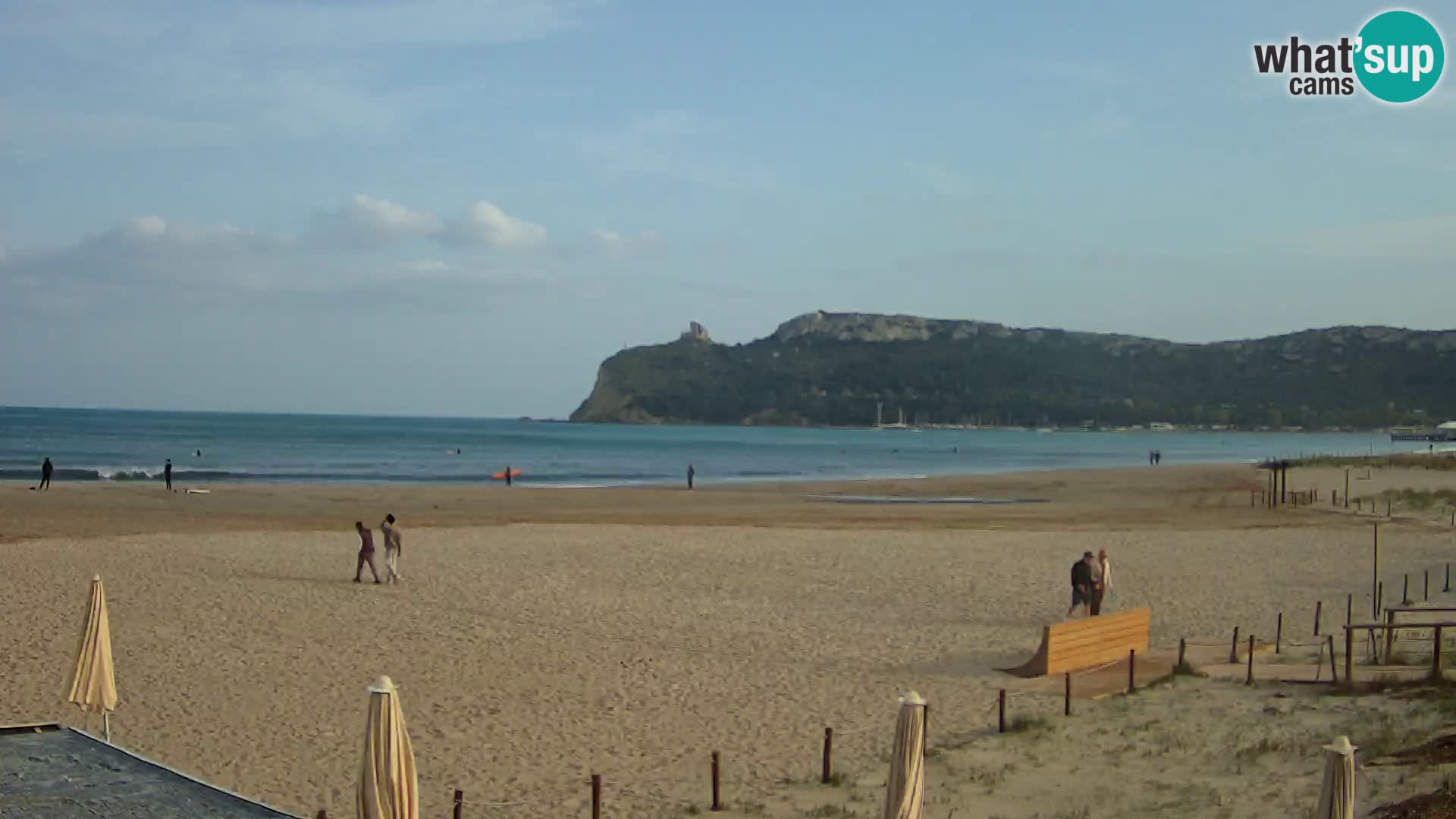 Poetto beach webcam | Cagliari | Sardinija