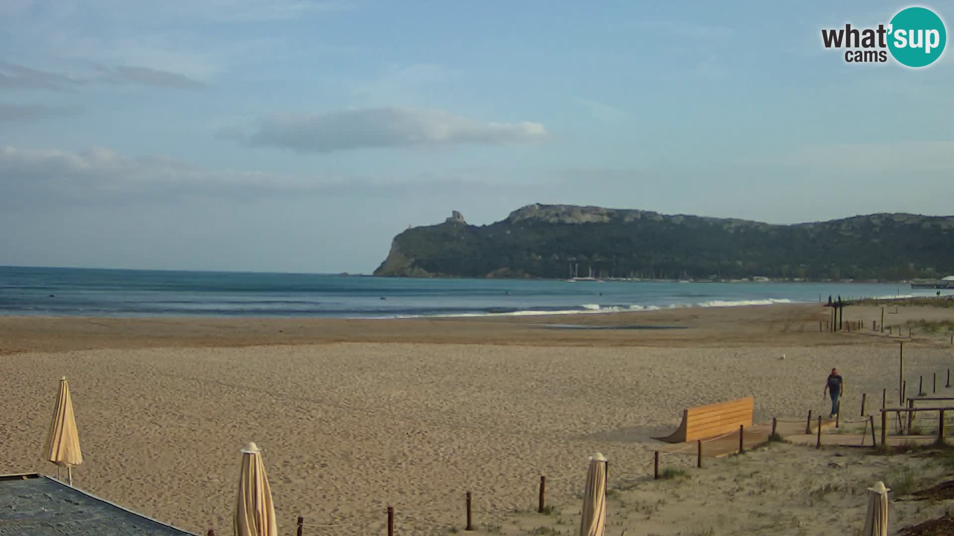 Poetto beach webcam | Cagliari | Sardinija