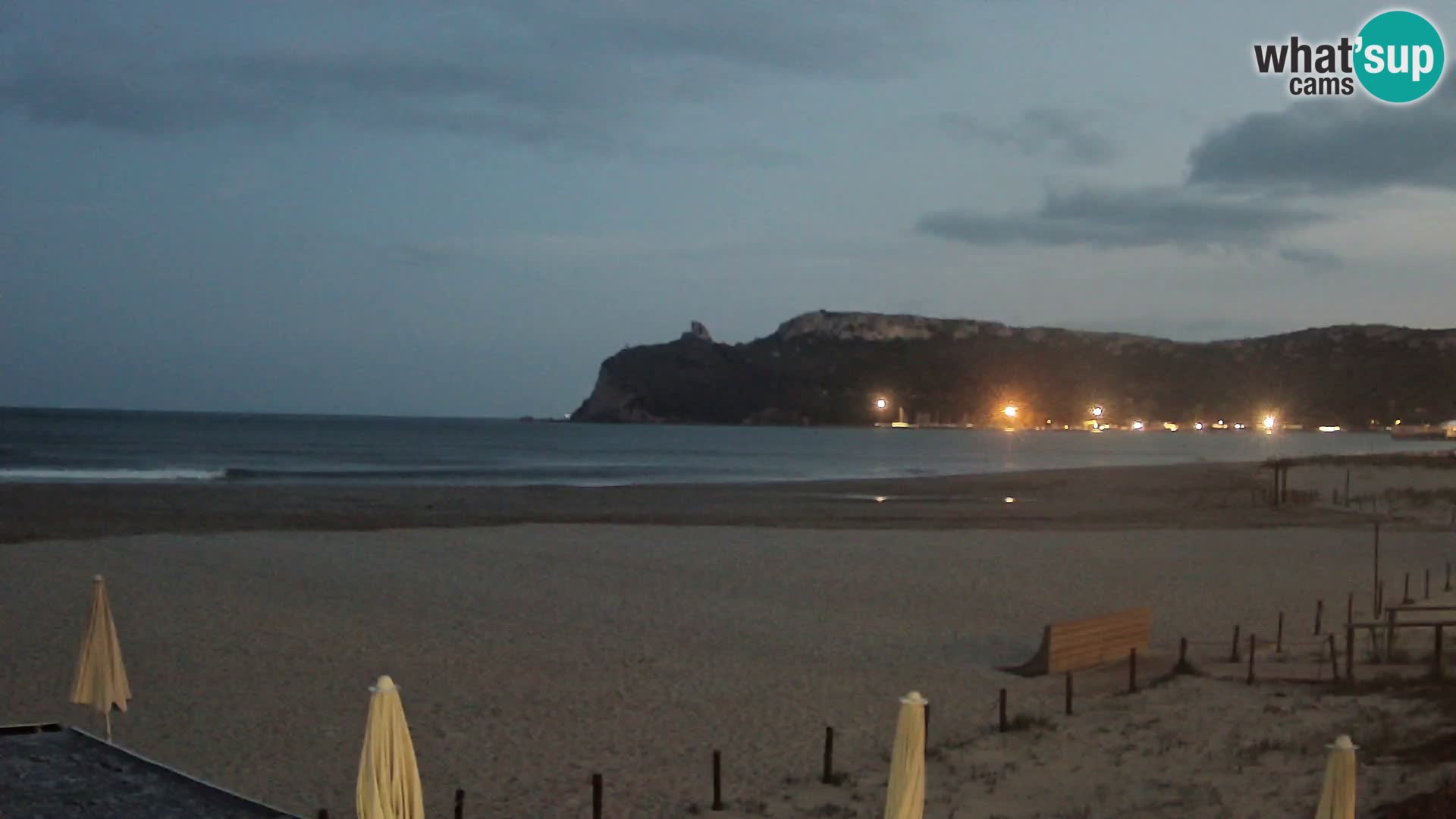Poetto beach webcam | Cagliari | Sardinija