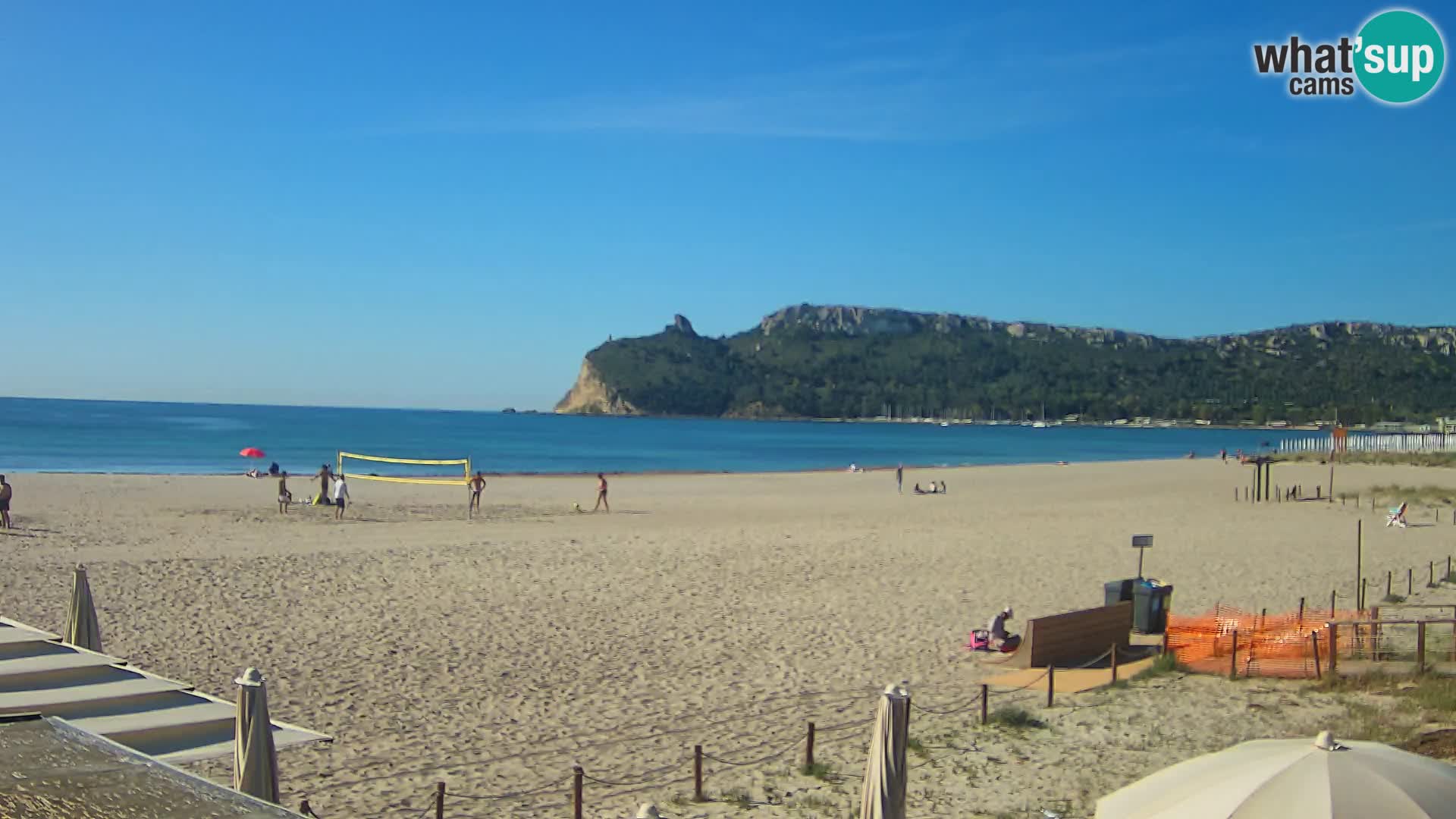 Poetto beach webcam | Cagliari | Sardinija