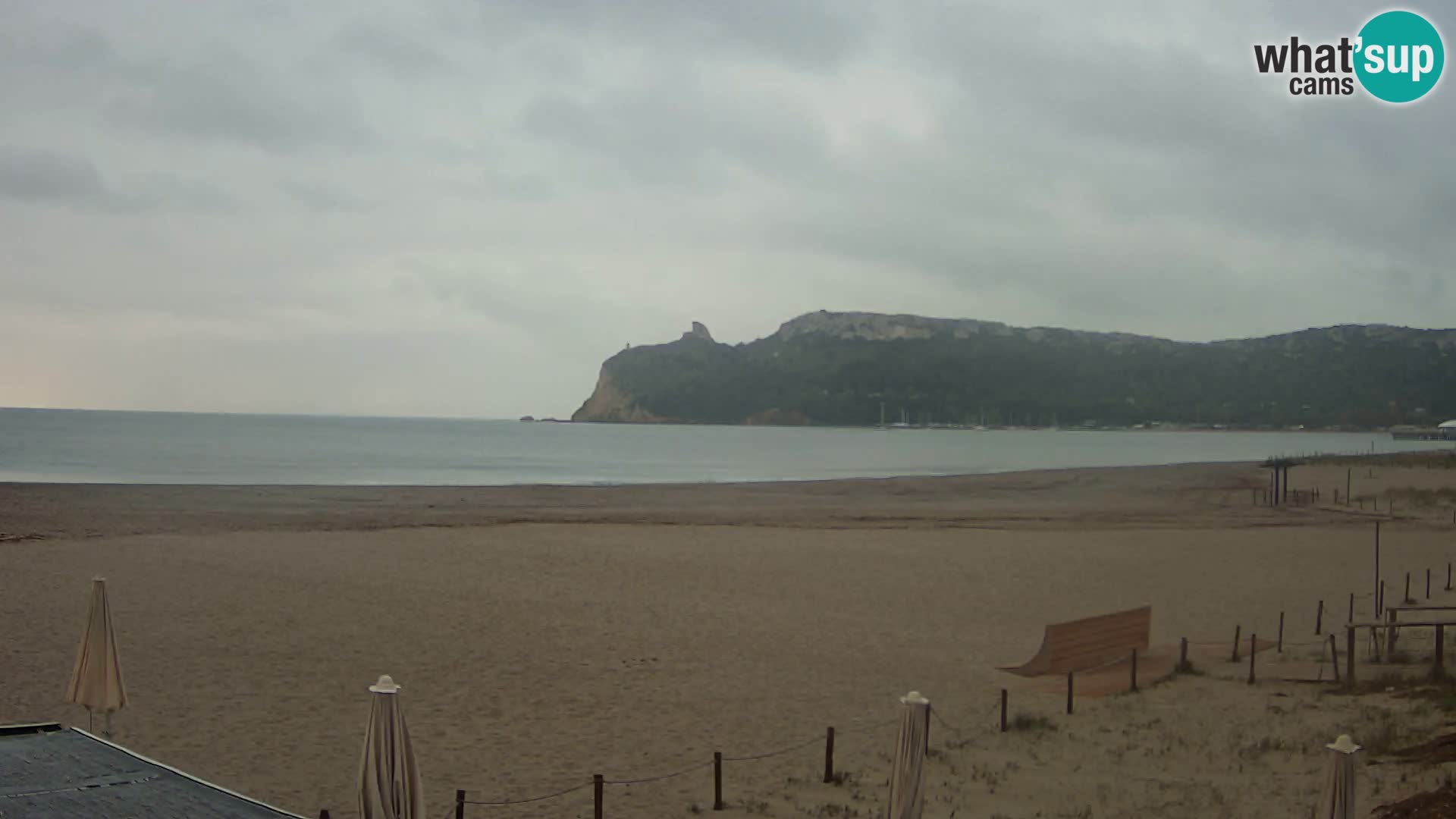 Poetto beach webcam | Cagliari | Sardinija