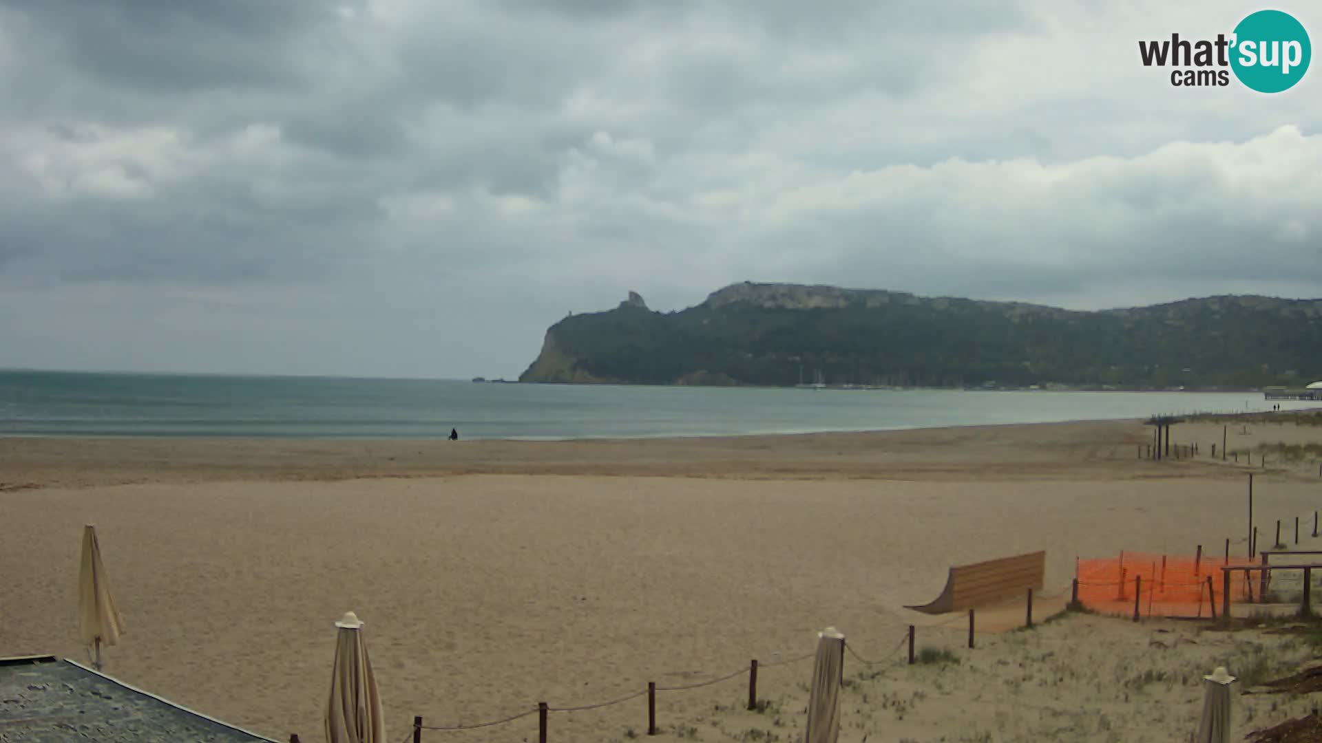 Poetto beach webcam | Cagliari | Sardinija