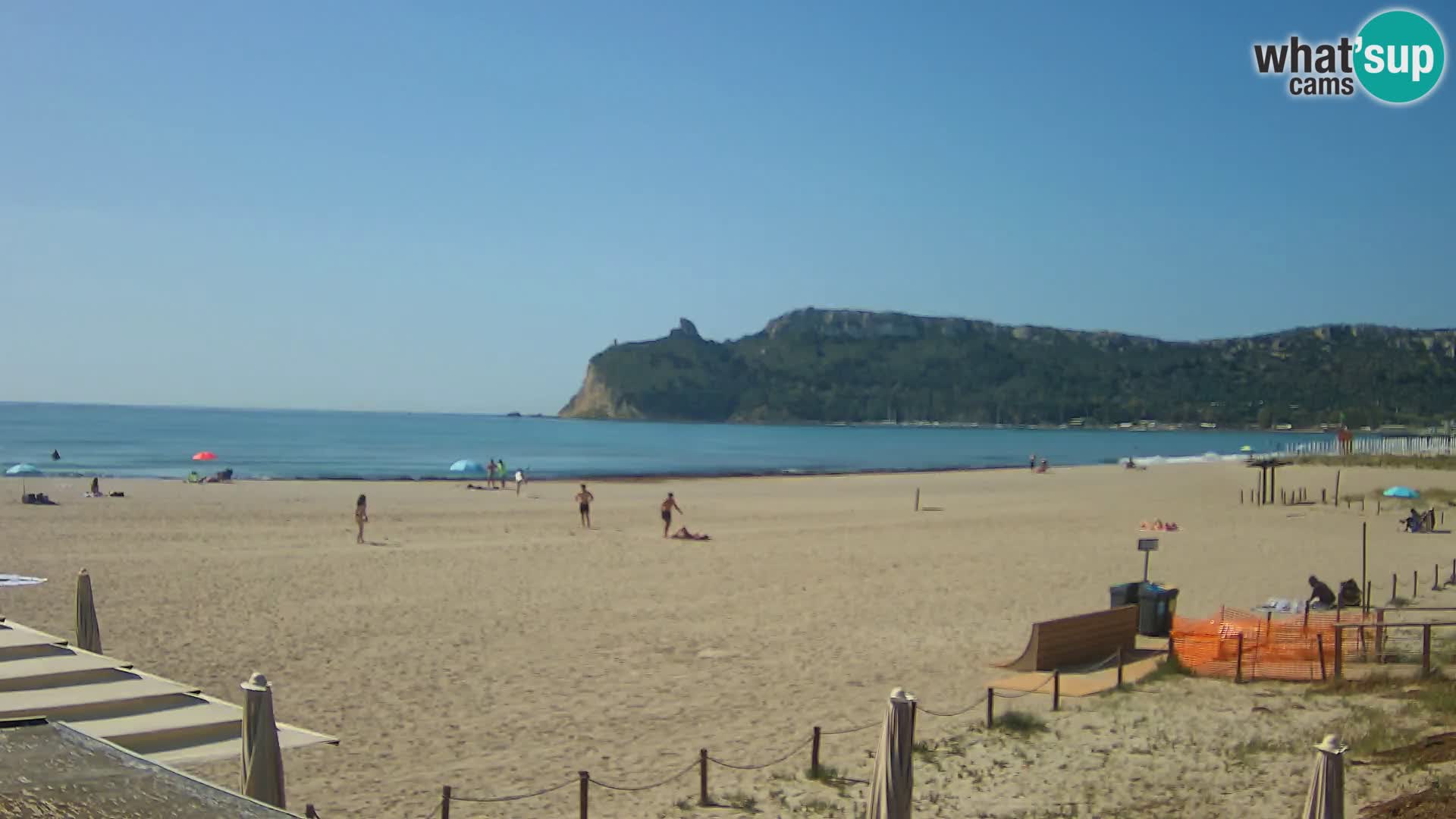 Webcam plage de Poetto | Cagliari | Sardaigne